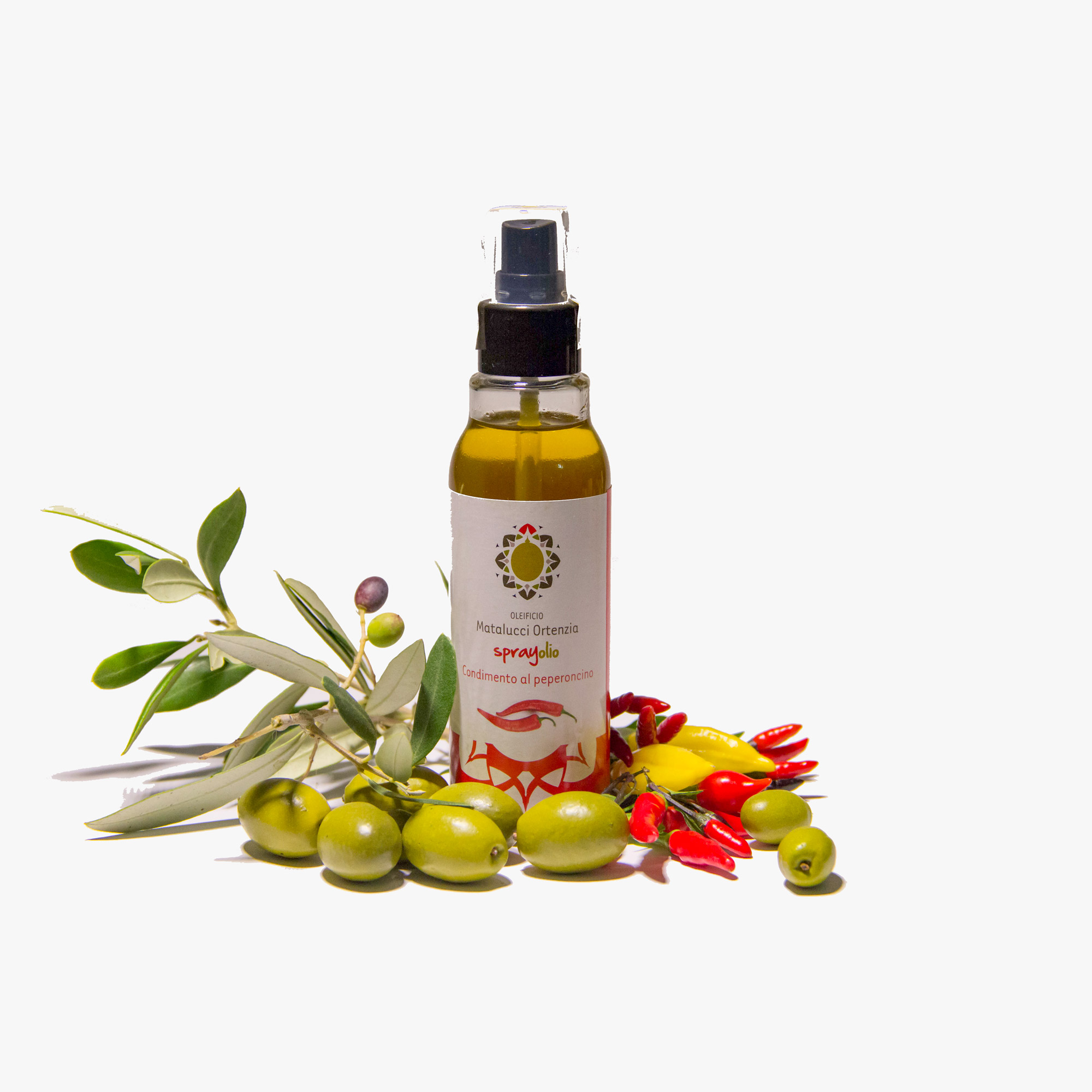 Olio Extravergine di Oliva condimento al Peperoncino Spray - Oleificio  Matalucci